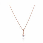 FN Fresh Sprout Pendant Rose Gold Necklace LOJS72