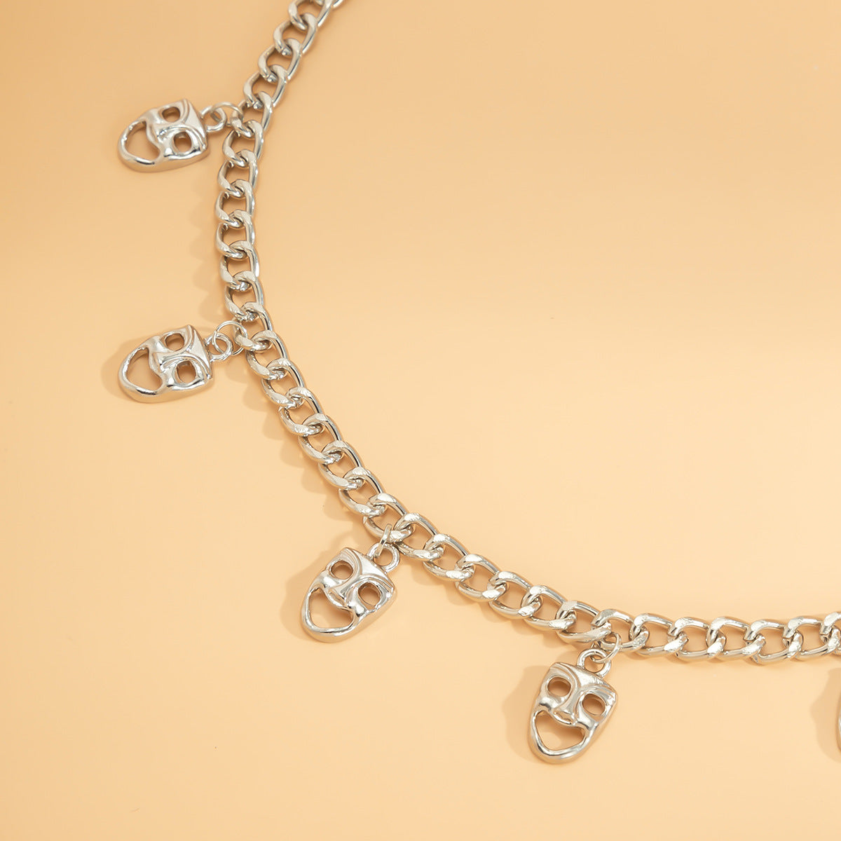 Halloween Skull Mask Necklace Holiday Style Hot Selling Women's Fashion Accessories