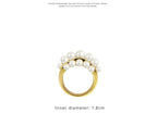 FN Simple Artificial Pearl Ring LOJS19