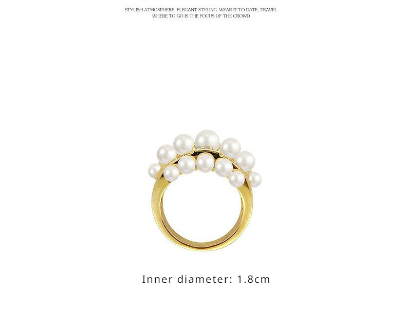 FN Simple Artificial Pearl Ring LOJS19