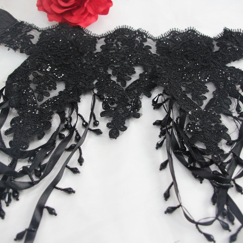 Gorgeous Prom Party Accessories - Lace Bead Chain, Sexy Queen Shoulder Chain, Gothic Collar