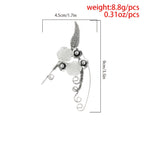 Delicate Vintage Flower Ear Cuff Earrings - A Perfect Gift for the Special Woman in Your Life
