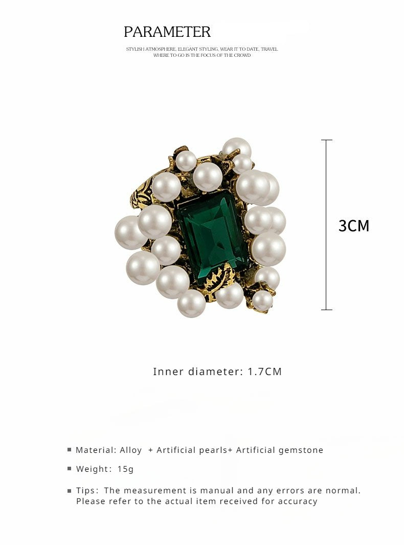 FN Artificial Pearl Decorative Ring LOJS24