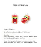 LB Hand Crochet "Dragon Head" Earrings LOJL111