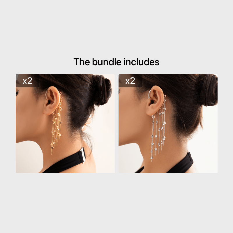 Make a Statement with These Bold & Stylish Star Tassel Earrings!