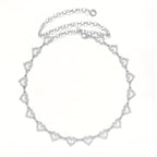 Bling Bling Hollow Out Love Heart Waist Chain Inlaid Shiny Rhinestone Elegant Waist Belt Body Chain