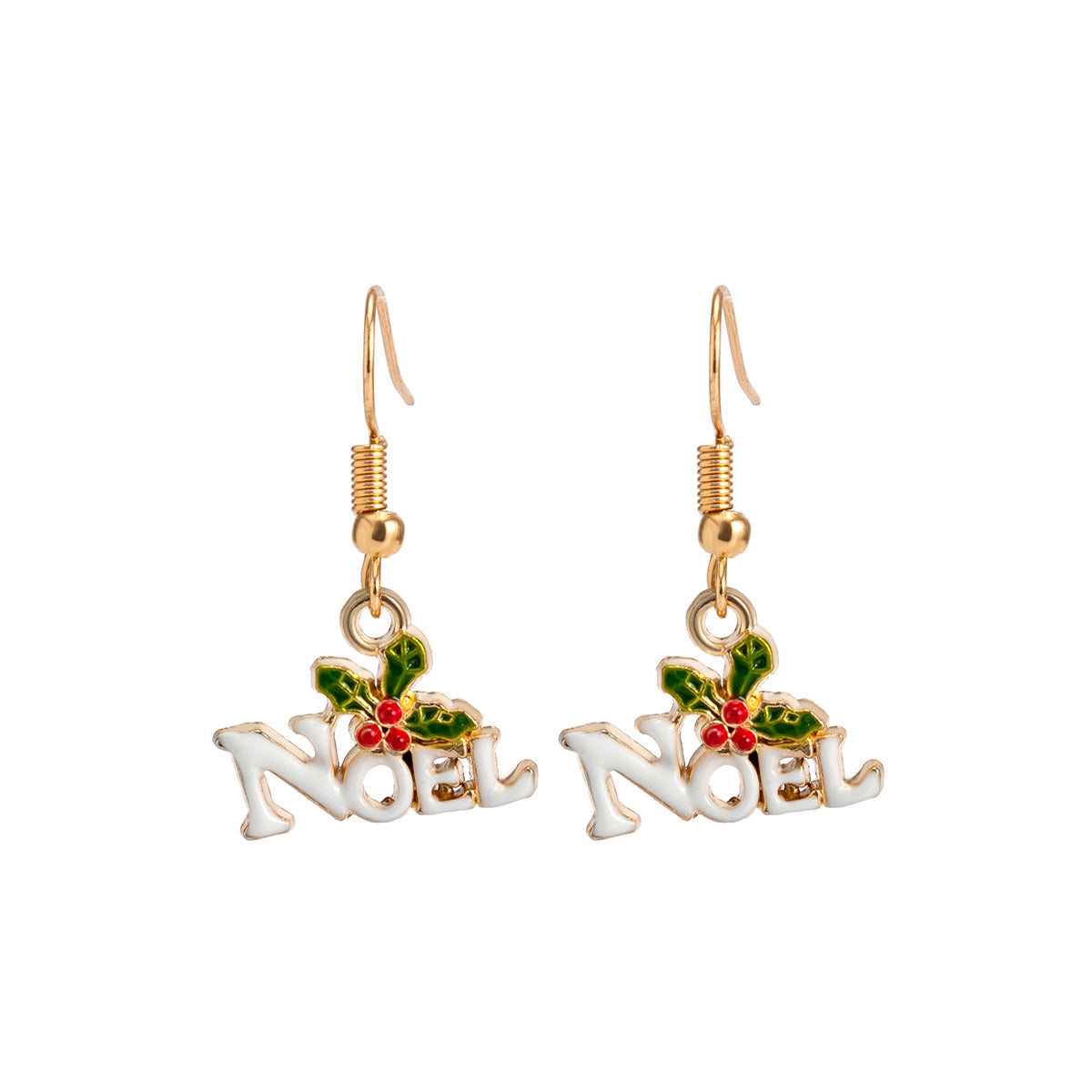 Christmas Cute Earrings Candy Santa Claus Christmas Tree Elk Earrings LJC17