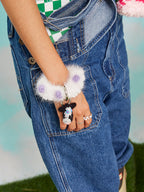 LB Hand Hook Knitted Cute “Cowâ€?Hair Loop Plush Headband LOJL68