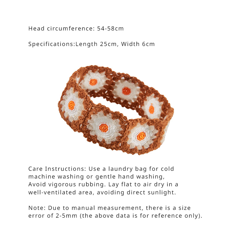 LB Hand Woven “Omeletteâ€?Hair Strap Knitted Plush Headband LOJL65