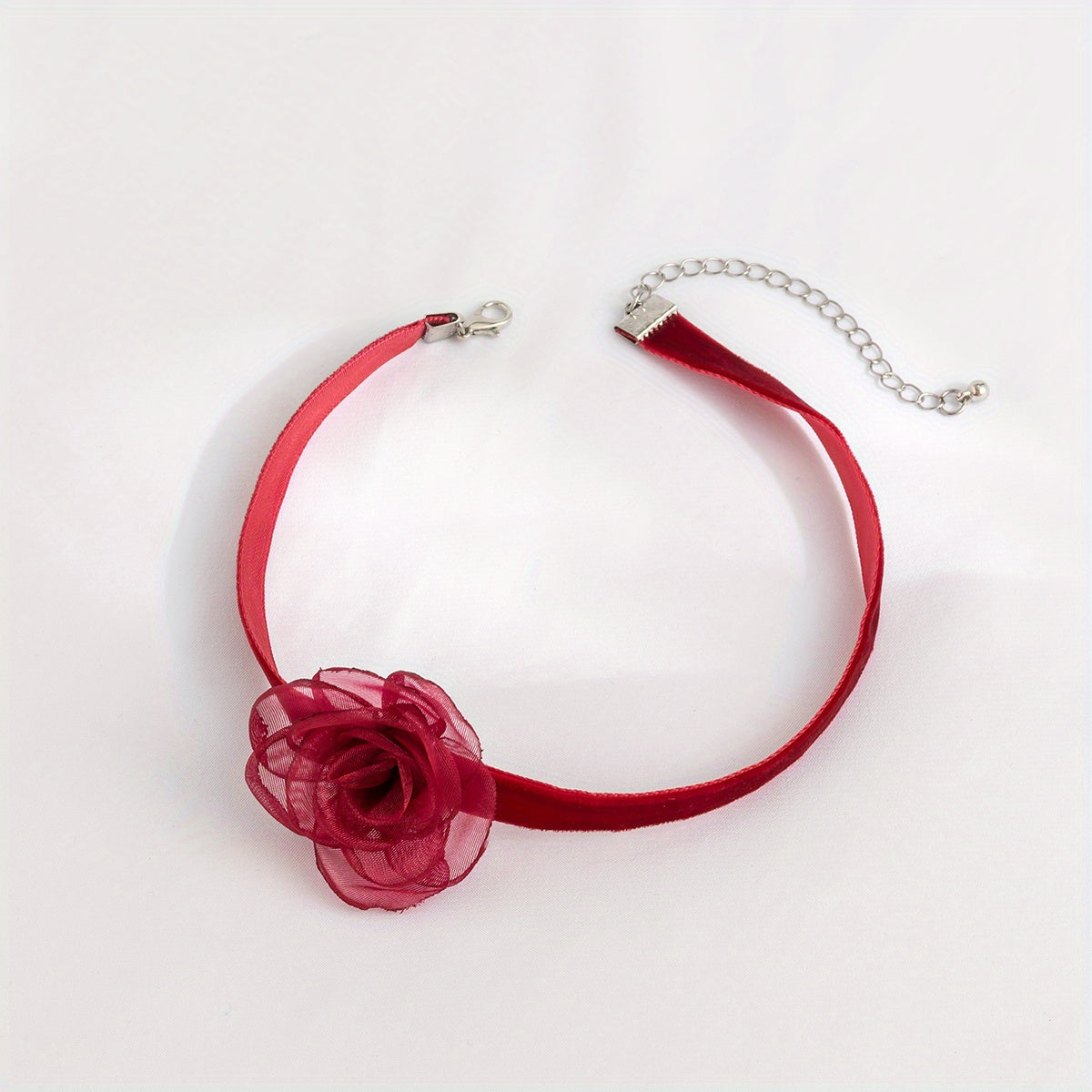 Vintage Elegant Multicolor Flower Charm Choker Necklace - Perfect for Women & Girls!