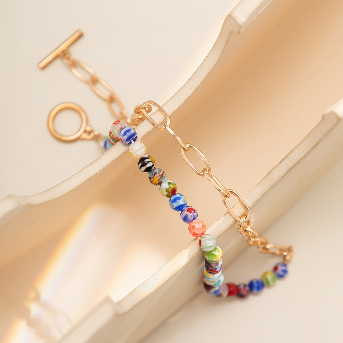 Ladies Pattern Fashion Beaded Hollow Beaded Chain Necklace