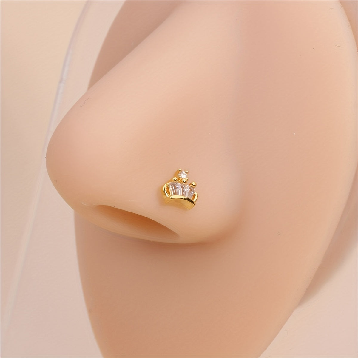 L Shape Nose Ring Studs For Women Body Piercing Jewelry
