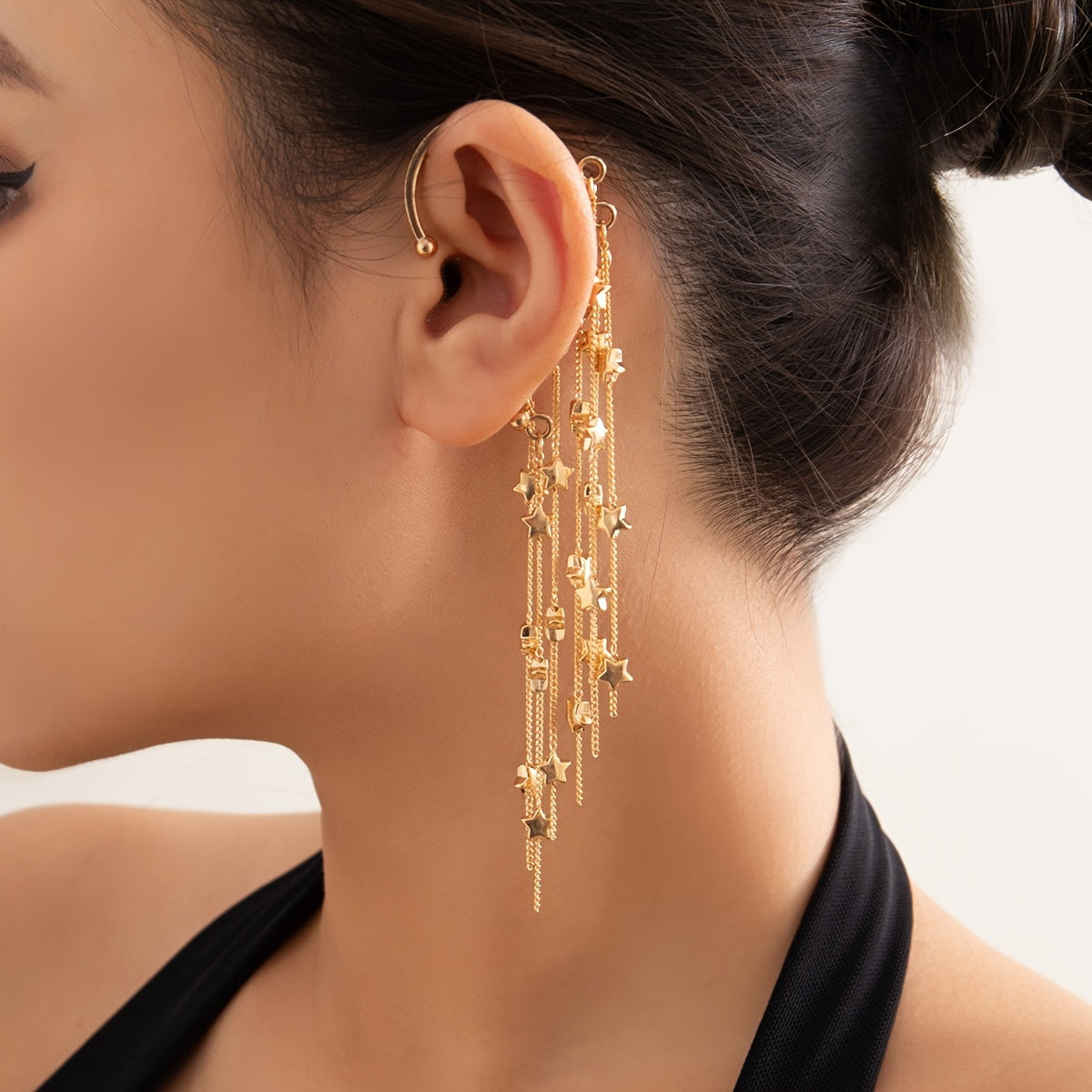 Make a Statement with These Bold & Stylish Star Tassel Earrings!