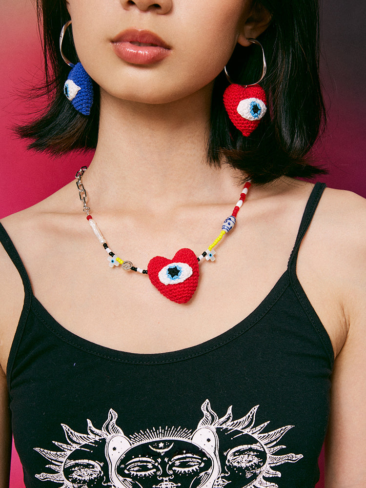 LB 'love Eye' Sweet Cool Handmade Necklace LOJL51 CUSTOMIZE