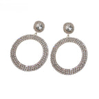 FN Round Large Circle Hoop Earrings LOJS112