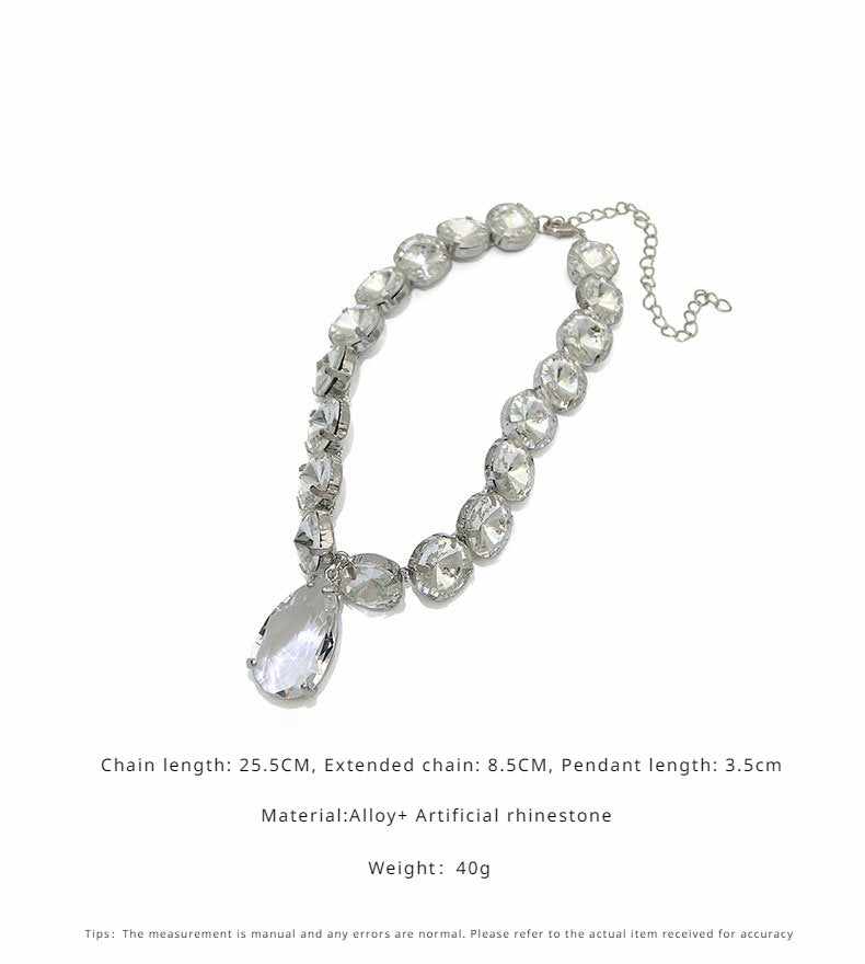 FN Short Clavicle Chain Temperament Necklace  LOJS36