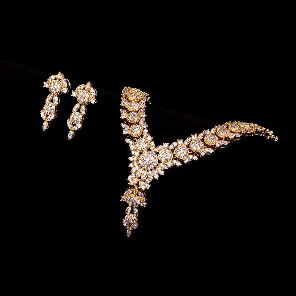 Gorgeous Zircon Set Earrings, Necklace & Pendant - Perfect Gift for the Special Woman in Your Life!