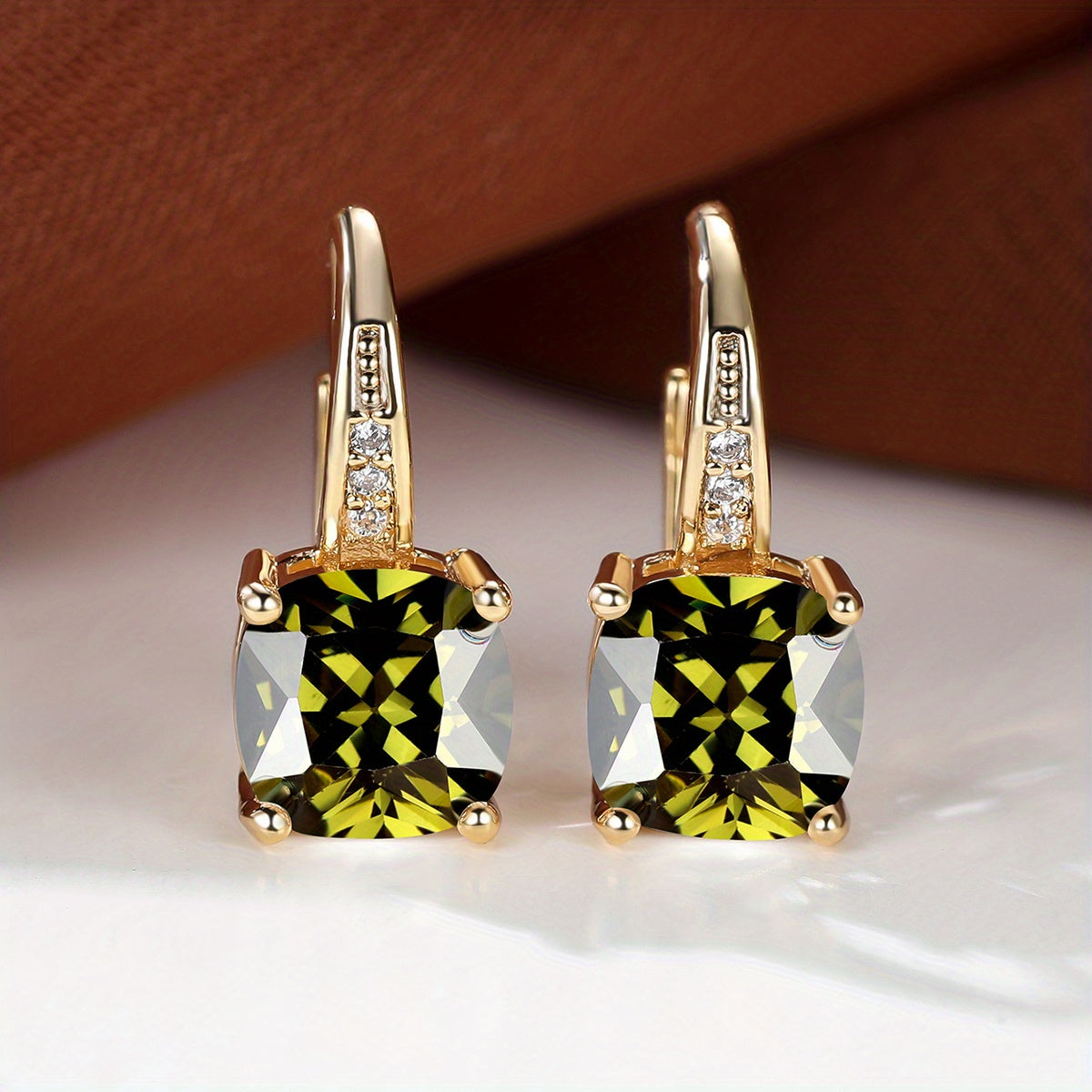Add a Pop of Color to Your Look with Rainbow Zircon Hoop Earrings