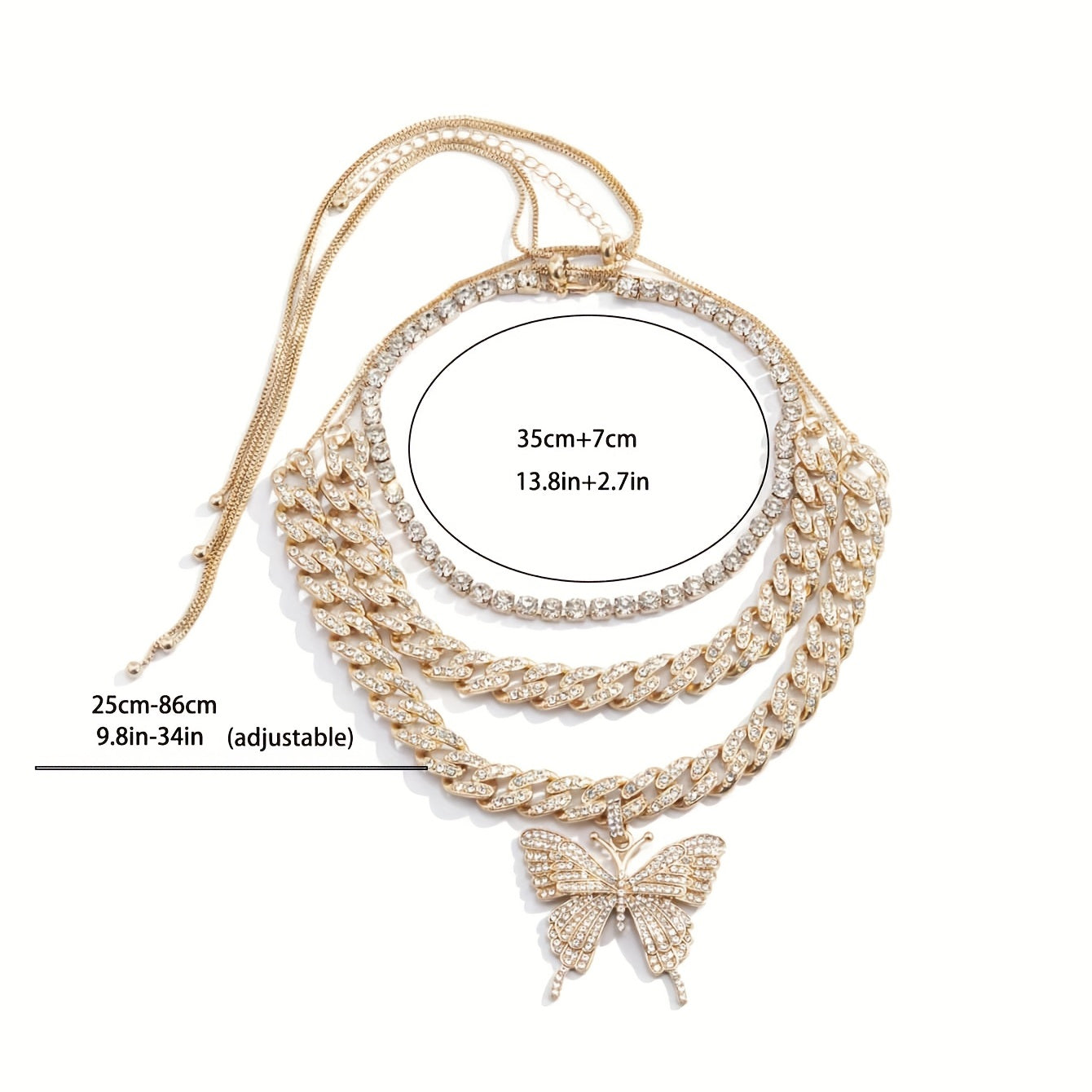 Elevate Your Look with These 3pcs Vintage Luxury Cuban Chain Pendant Necklaces
