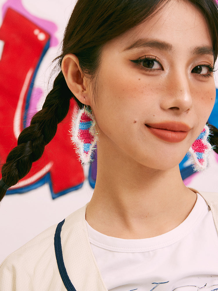 LB Hand Crochet "Lightning" Earrings LOJL103
