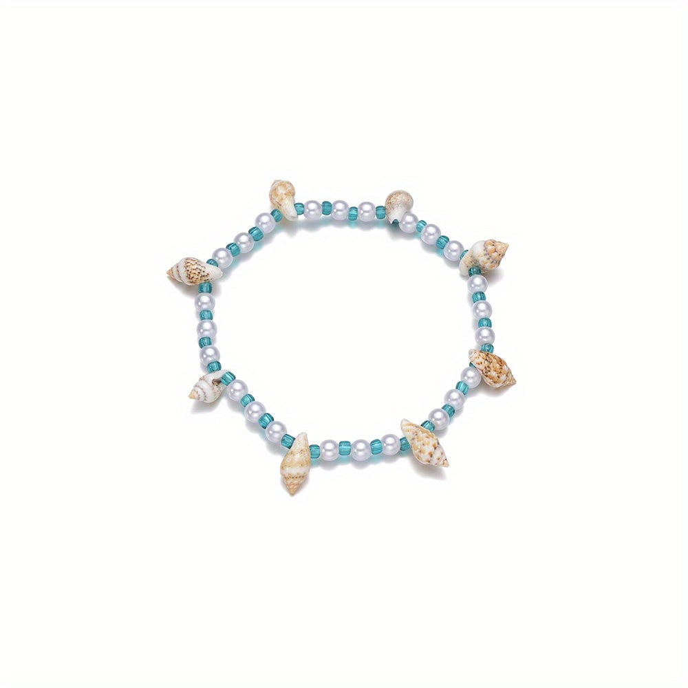 Add a touch of beachy elegance with our Starfish Beaded Anklet - Perfect for Women and Girls to wear on Summer Days!