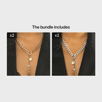 1pc Lock & Key Chain Necklace