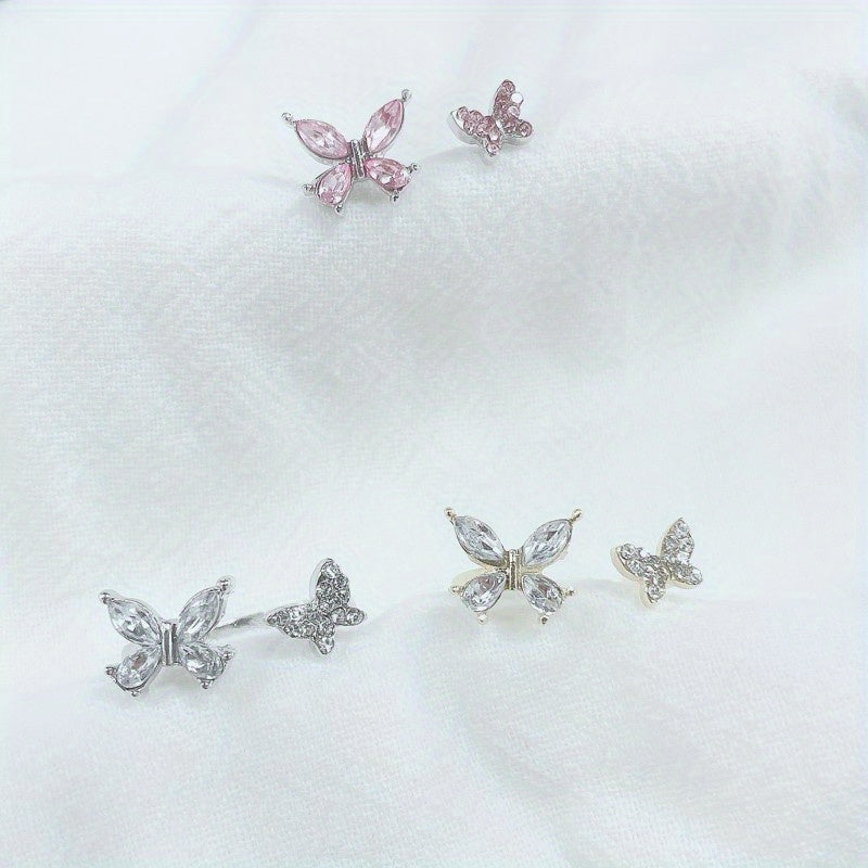 Dainty Butterfly Cuff Ring Kpop Style Jewelry Match Daily Outfits Symbol Of Beauty And Fashion Perfect Birthday Gift For Girls