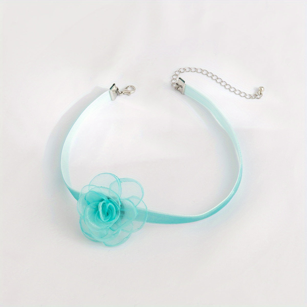 Vintage Elegant Multicolor Flower Charm Choker Necklace - Perfect for Women & Girls!
