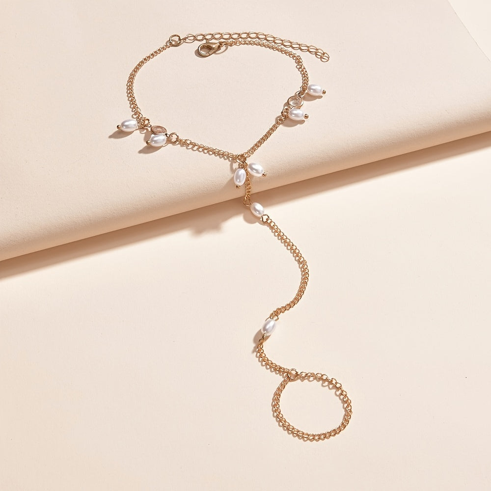 Step Up Your Style with our Vintage Toe Ring Anklet - Perfect for Women and Girls!