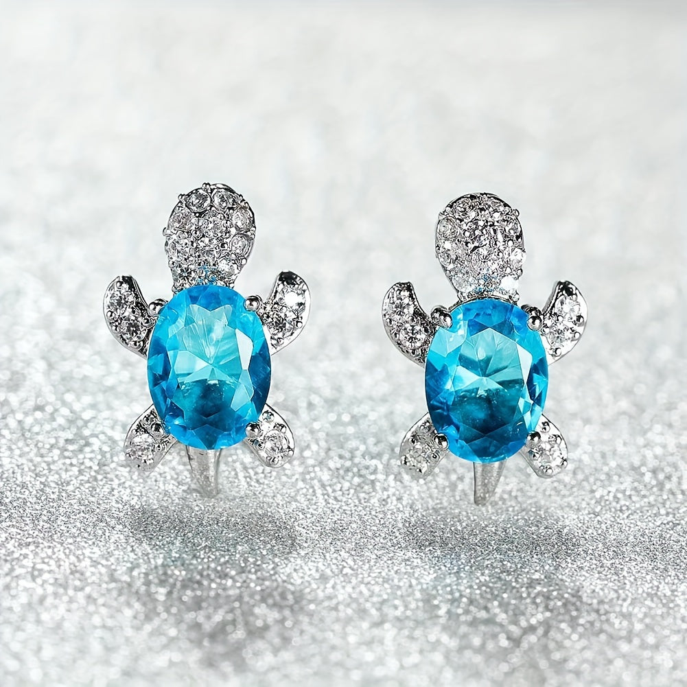 Add a Touch of Cuteness to Your Look with Lovely Turtle Stud Earrings