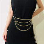 Gorgeous Layered Fringe Chain Waist Chain - A Sexy Body Chain for Women
