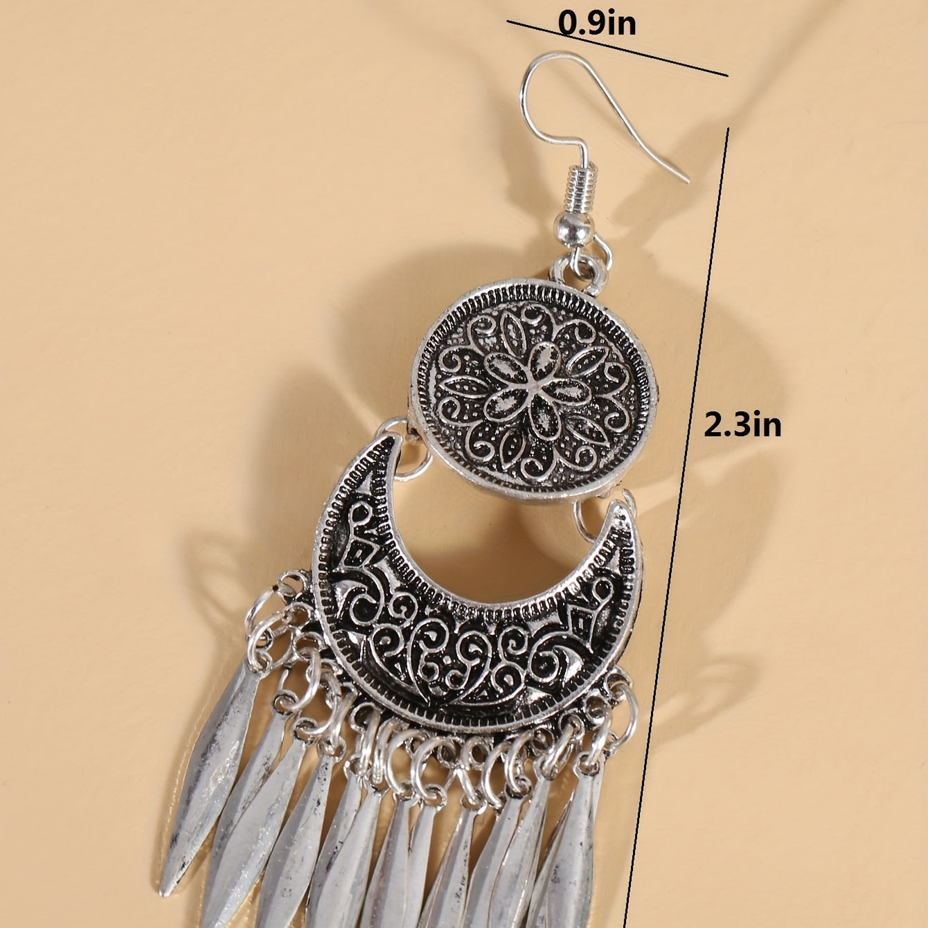 Vintage Bohemian Tassel Drop Earrings - Perfect for Ethnic Style & Party Wear!
