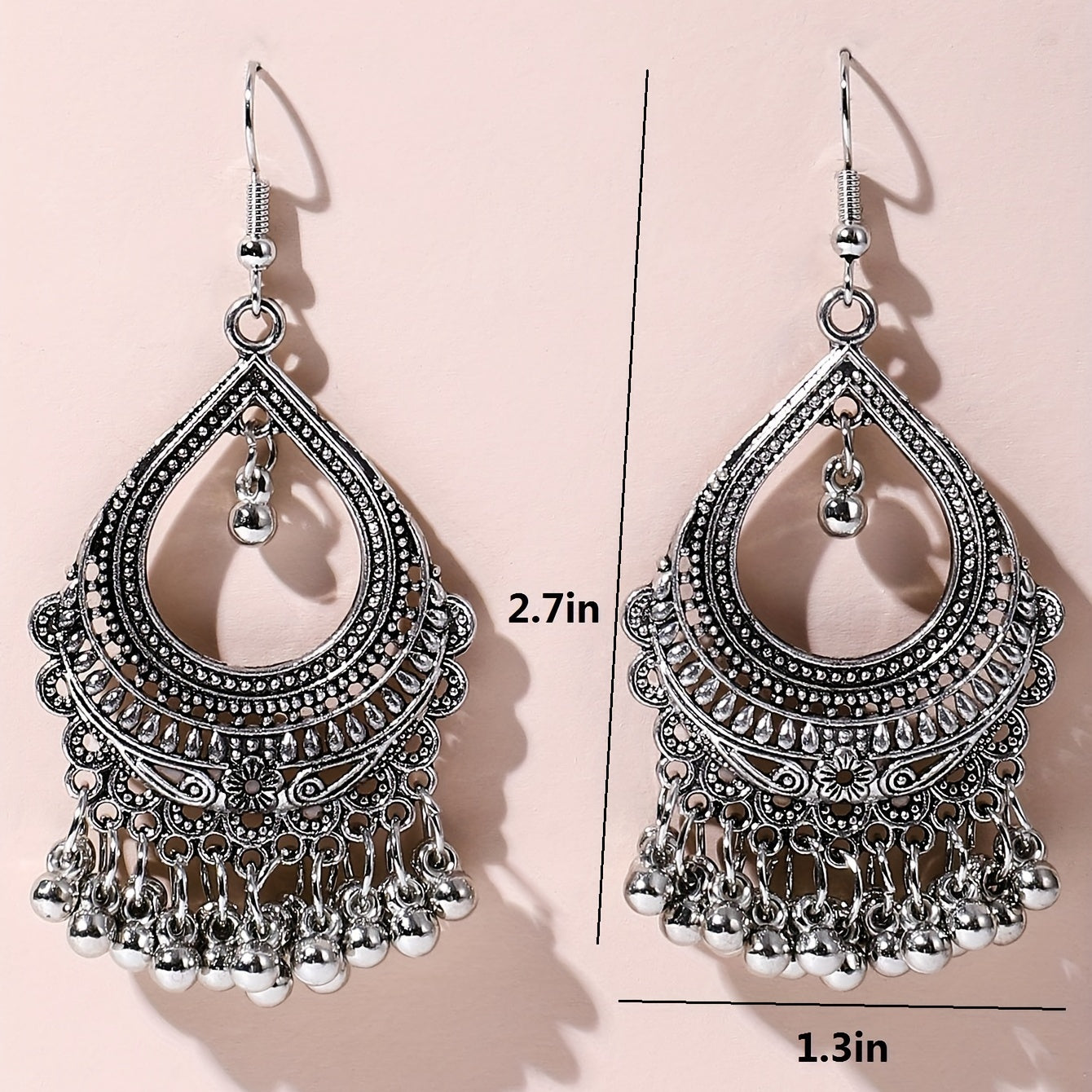 Women's Retro Ethnic Style Drop Earrings - 1 Pair