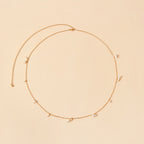Faux Pearl Decor Waist Chain