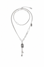FN "Zhaocai" Pendant Sweater Chain Necklace LOJS85