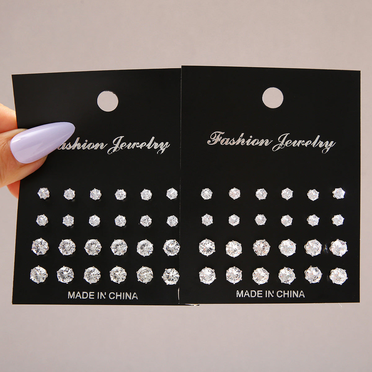 Add Sparkle to Your Daily Look with 12/24/36 Pairs of Classic Zircon Stud Earrings for Women