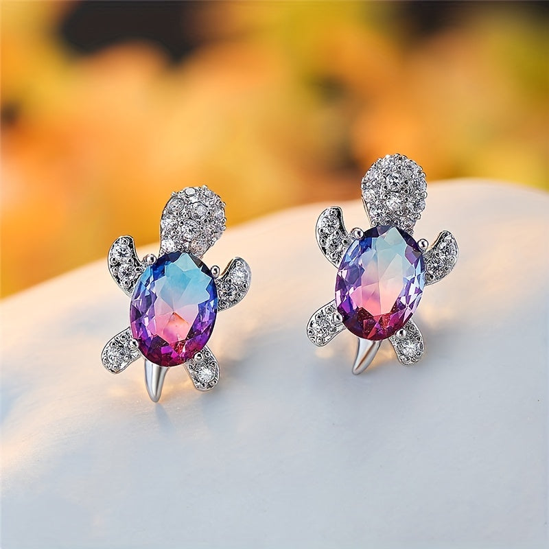 Add a Touch of Cuteness to Your Look with Lovely Turtle Stud Earrings