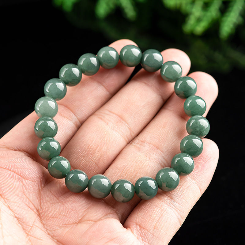 Cooling Natural Jade Beaded Bracelet - Soothes and Relaxes Tired Muscles