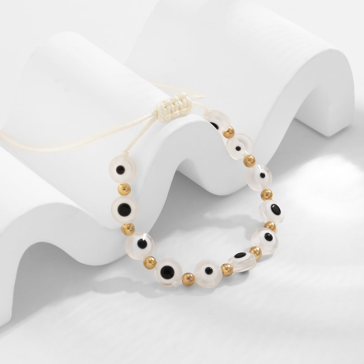 2023 New In: Colorful Devil's Eye Adjustable Hand Braided Bracelet - A Unique Women's Jewelry Piece!