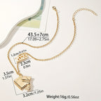 Graduation Season Alloy Bachelor Hat Pendant Necklace For Women Girls Student Gift (With Blessing Card)
