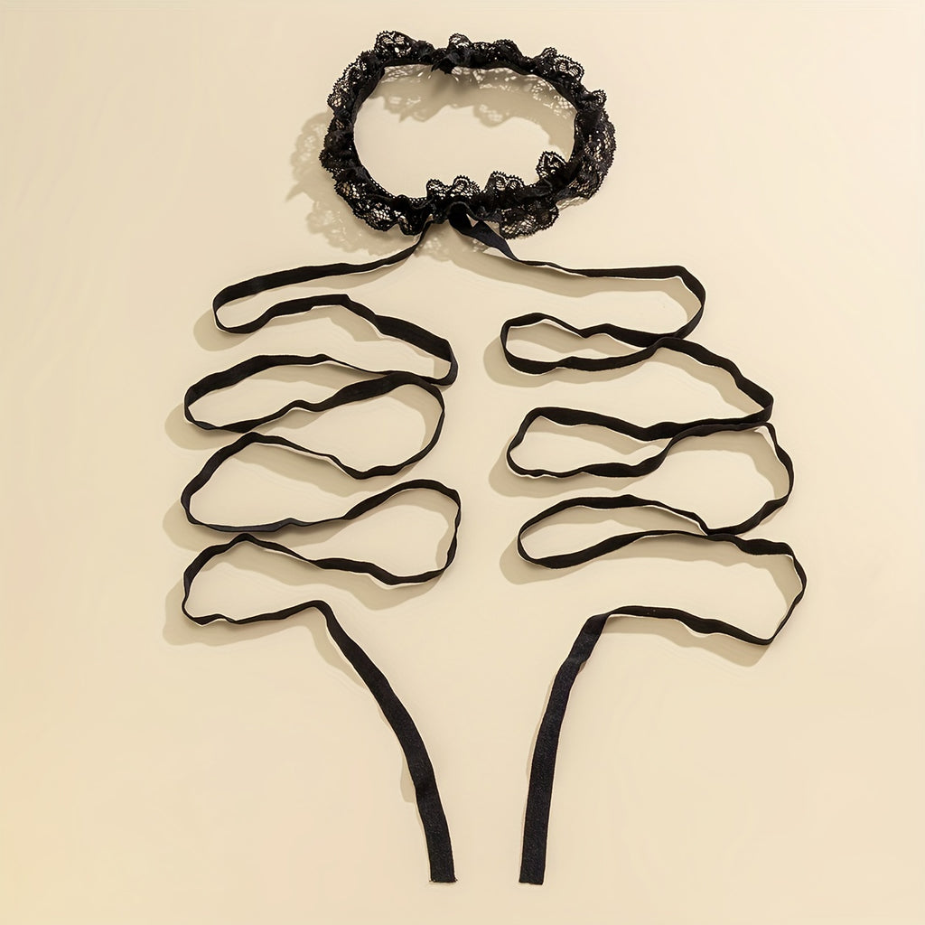 1pc Elastic Crisscross Strappy Strap Leg Chain Body Chain