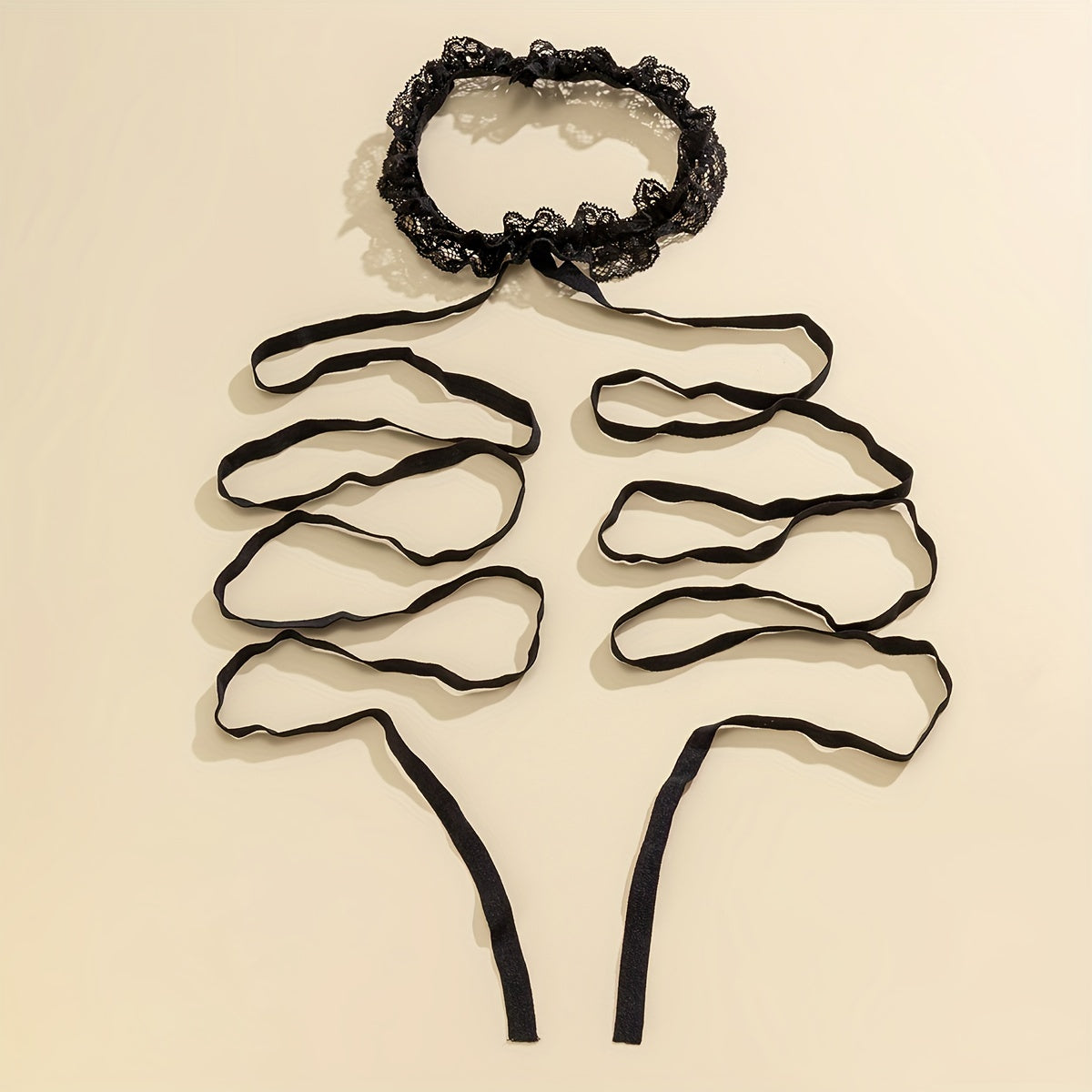 1pc Elastic Crisscross Strappy Strap Leg Chain Body Chain