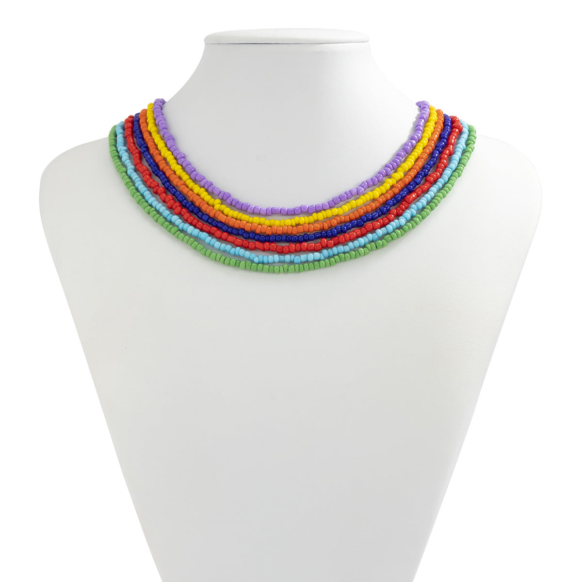 Gorgeous 7-Piece Beaded Necklace Set - Perfect for Women of All Ages!