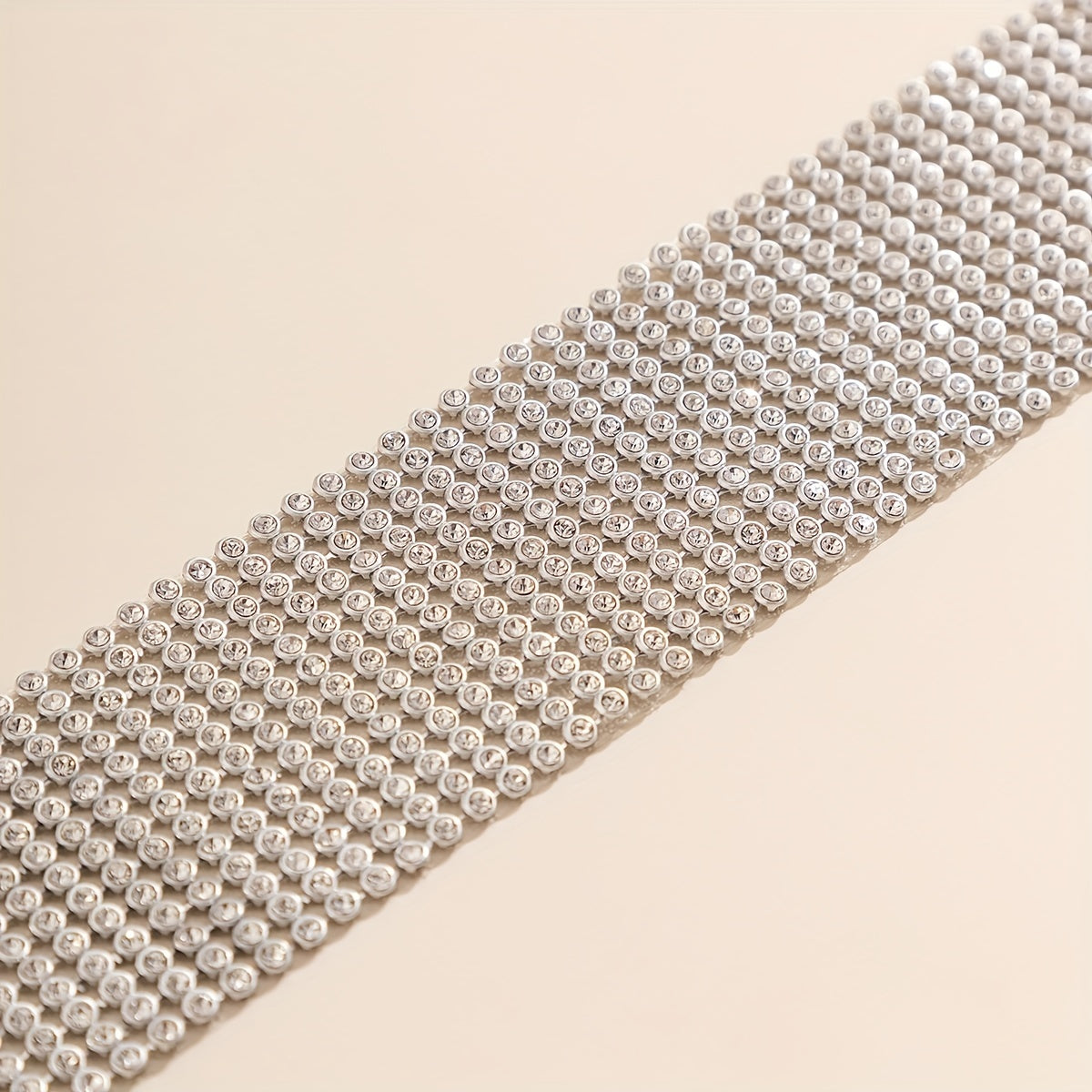 Glitter Sexy Rhinestones Choker Necklace Silver Color Neck Jewelry Banquet Nightclub Decor Ornament