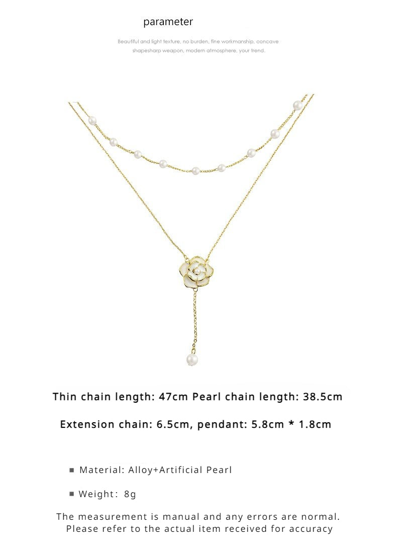FN Sexy Clavicle Chain Flower Pendant Necklace LOJS50