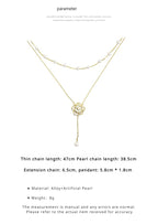 FN Sexy Clavicle Chain Flower Pendant Necklace LOJS50