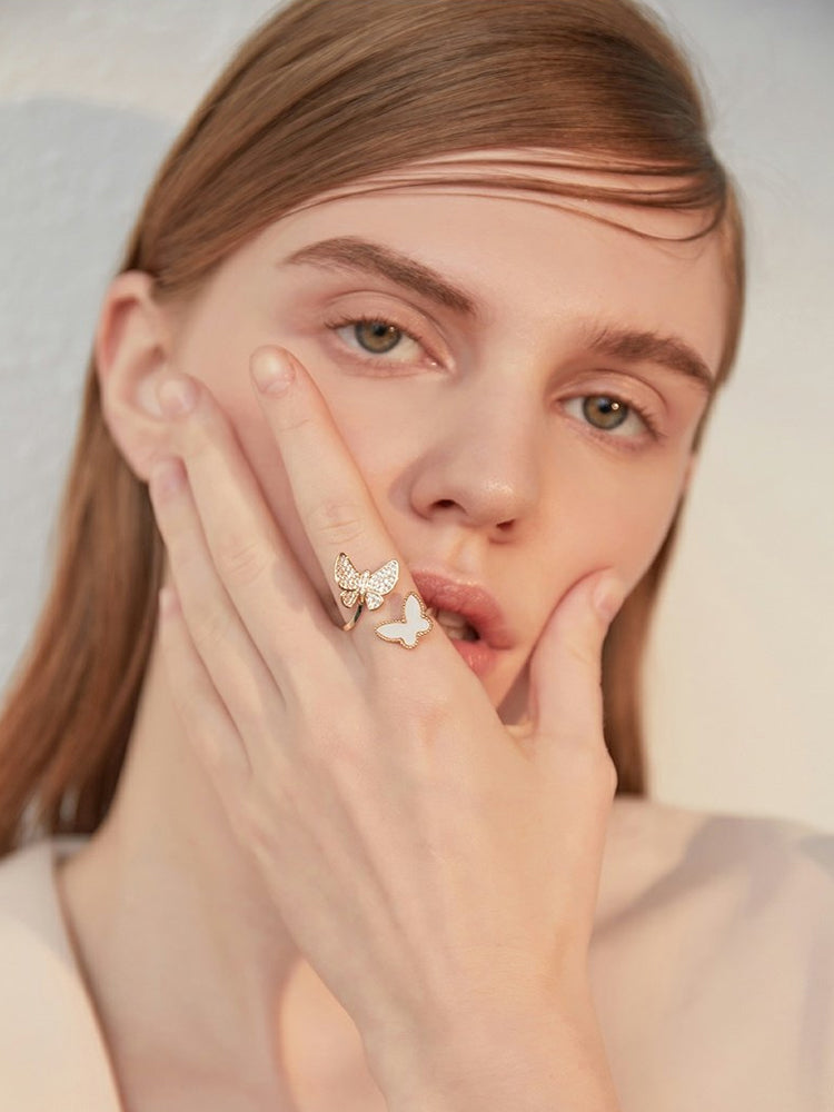 FN Simple Butterfly Adjustable Ring LOJS22