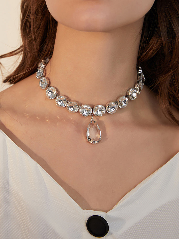 FN Short Clavicle Chain Temperament Necklace  LOJS36