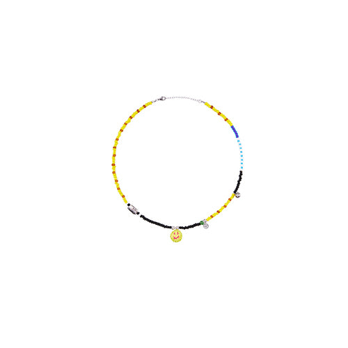 LB Hand-Crocheted 'Smiling Face' Pearl Necklace LOJL47