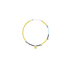 LB Hand-Crocheted 'Smiling Face' Pearl Necklace LOJL47